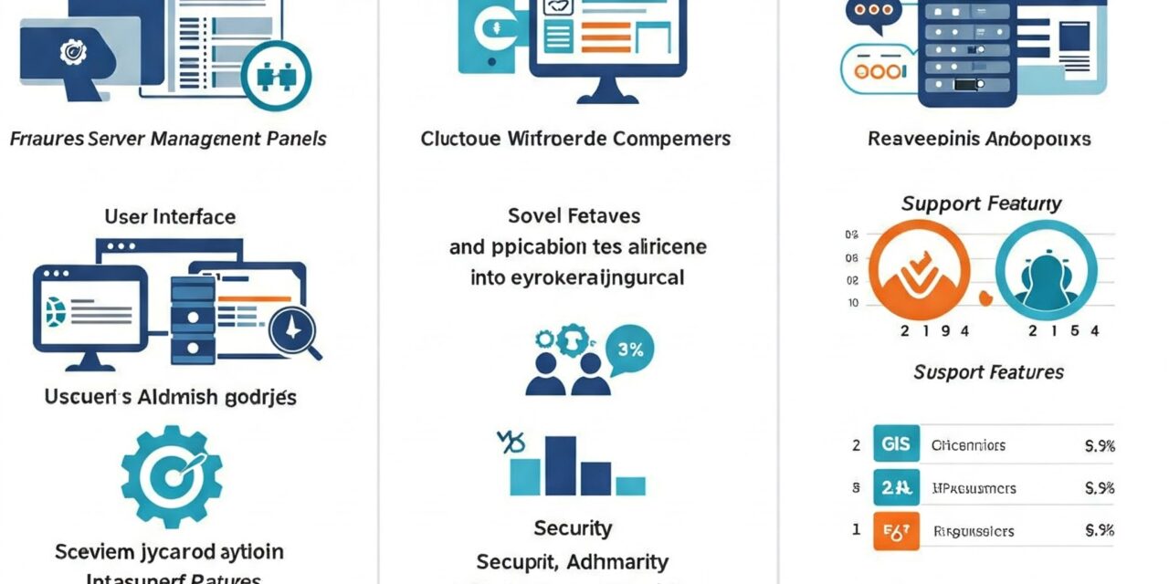 Porównanie popularnych paneli zarządzania serwerem (cPanel, DirectAdmin, Plesk)
